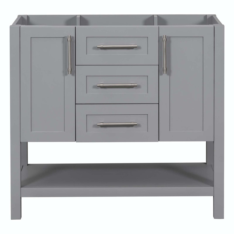 Base de meuble-lavabo simple Alynda 35,4 seulement