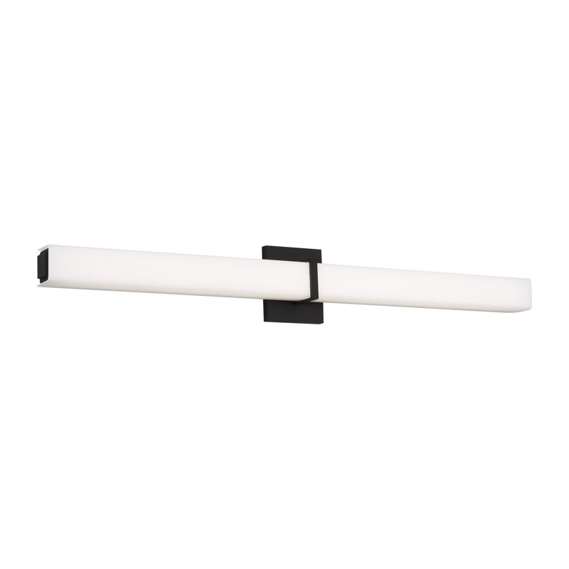 Milan 1 - Light LED Bath Bar, Nightshade Black