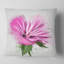 Fleur pleine fleur rose avec feuilles - coussin imprimé floral-29894711-29894715