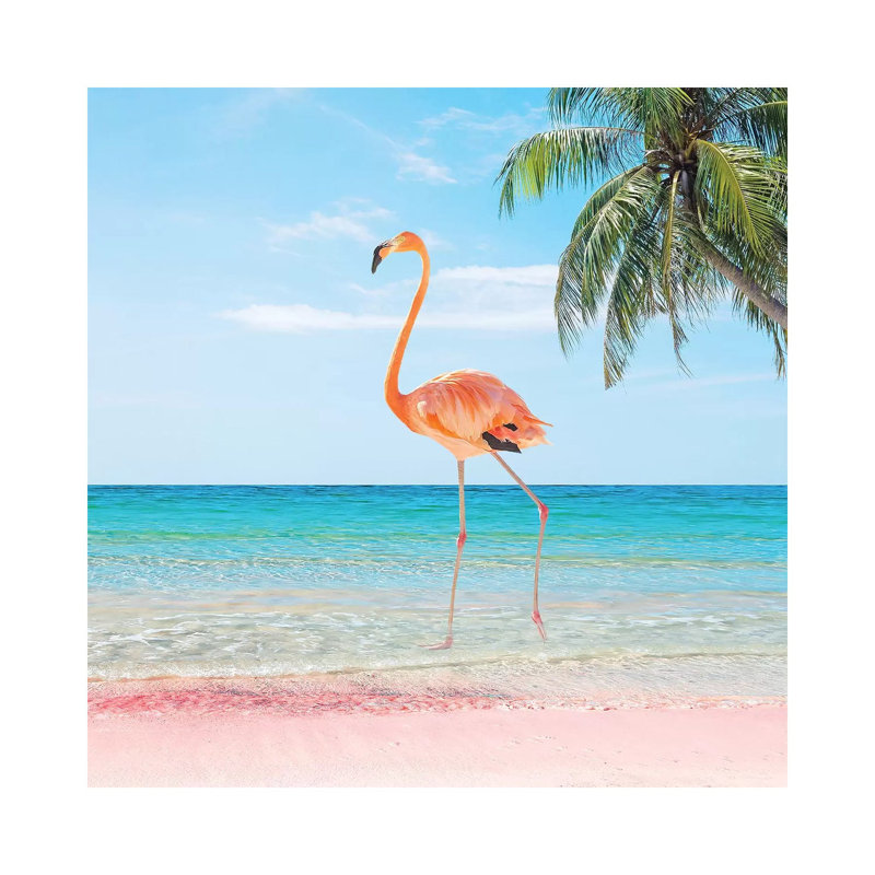 Beach Strut - Print on Canvas, 66.04 cm H x 66.04 cm W x 1.91 cm D, Wrapped Canvas