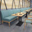 Banc rembourré en similicuir-100200108