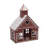 Transpac Metal 9.25 in. Multicolor Christmas Gingerbread House