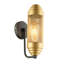 Lampe murale réglable élégante, finition dorée, 8,5 po de diamètre x 9,1 po de hauteur | Corps en métal, douille E27 (40 W maximum) | Parfait pour l'éclairage de salon, de chambre à coucher et de couloir, design élégant et fonctionnel, ampoule n