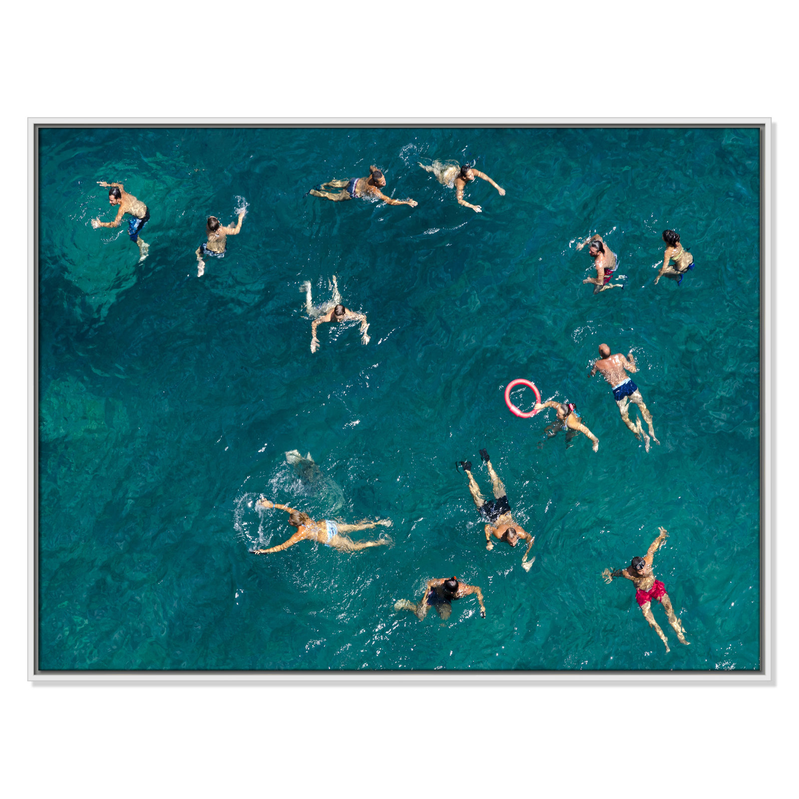Tonti - Photograph Print, White Framed Canvas, 31.5" H x 41.5" W x 2" D
