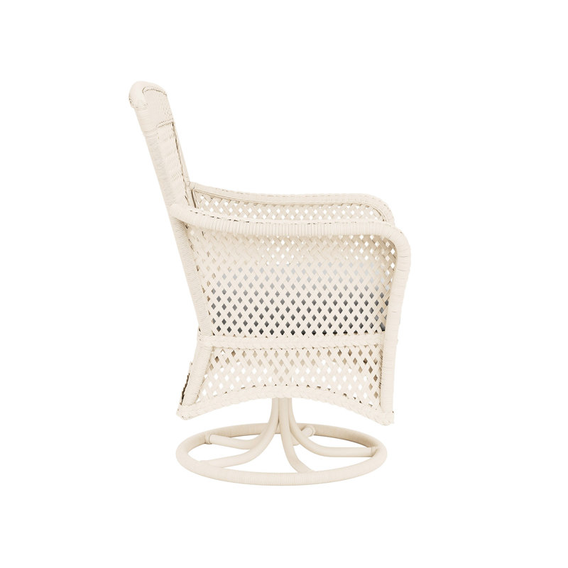 Grand Traverse Outdoor Dining Armchair, Caramel, Canvas Natural Sunbrella® Canvas