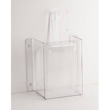 Cal Mil 789 6 oz Polycarbonate Freestanding Ice Scoop Holder - Clear 