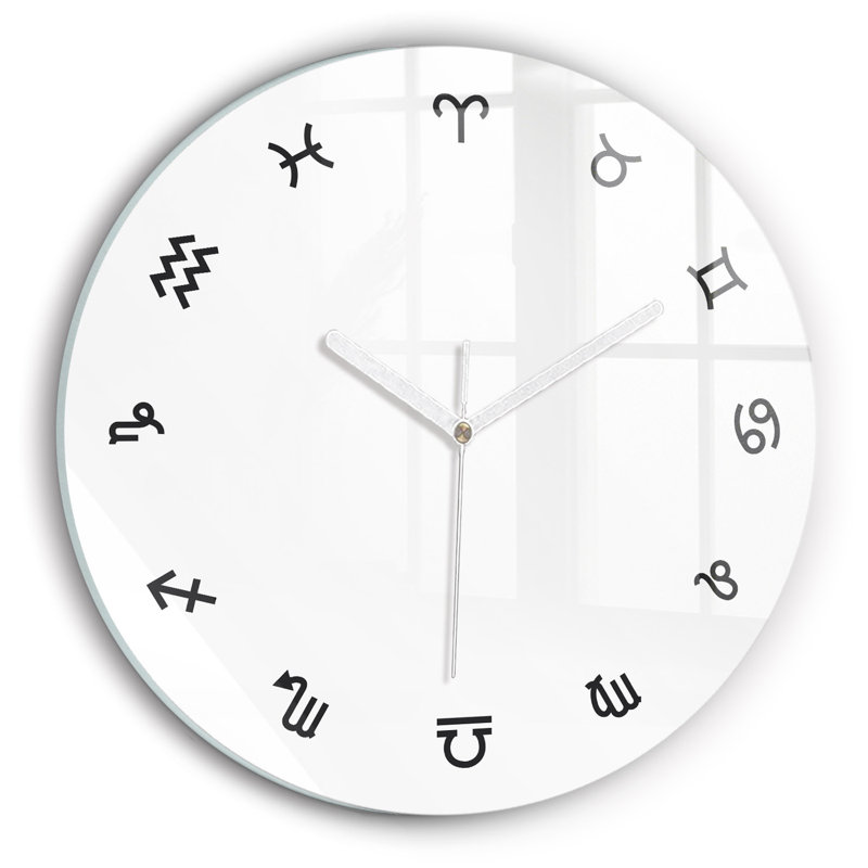 Glass Wall Clock