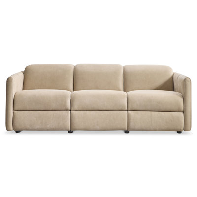 Bernhardt Sierra Leather Power Motion Sofa