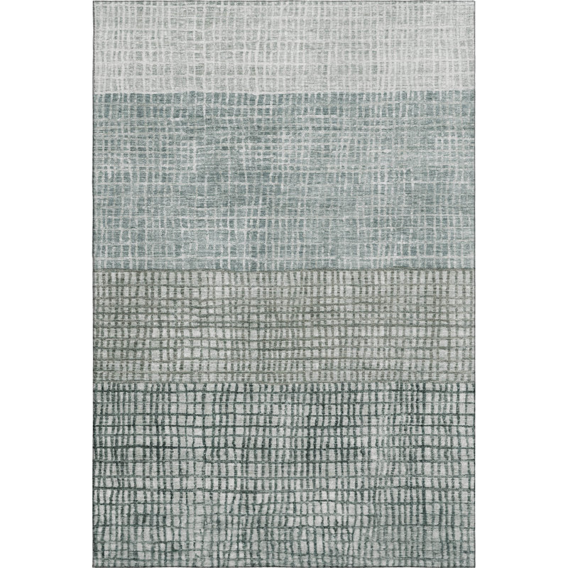 Premium Machine Washable Monnier AMF1831 Geometric Rug, Rectangle 9' x 12'