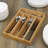 Bamboo Rectangle Cutlery Tray