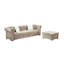 Canapé modulaire réversible surdimensionné en L 4 places-1200950951