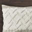 Housse de couette en coton double / grand, chenille, touche romantique, imprimé, réversible taupe, fermeture à boutons, décor lavable à la machine, chic