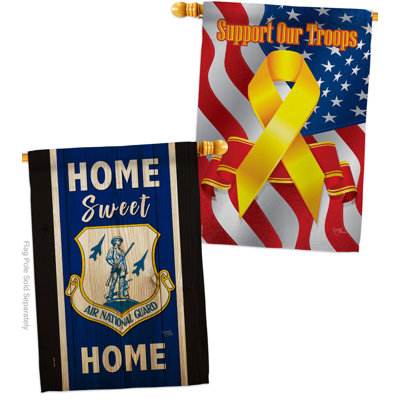 Decorative House Decoration Yard Banner 2-Sided Polyester/Polyester Blend 40 x 28 in. House Flag