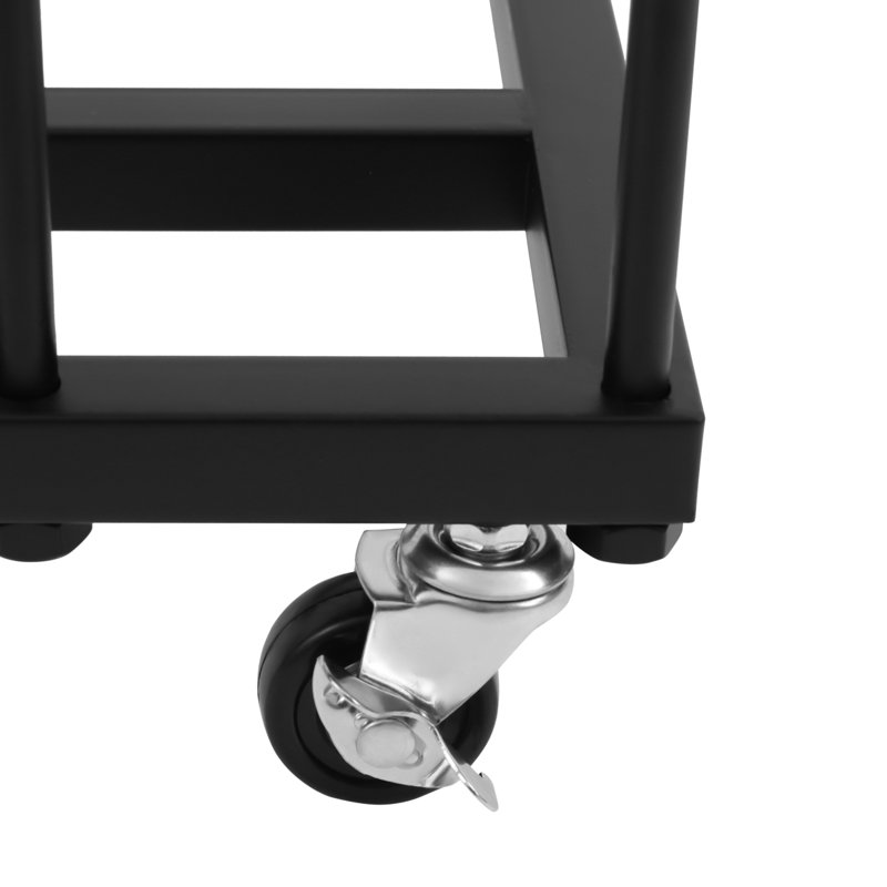 Artwork Storage Stand With Wheels, Black