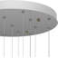 Amice 15-Light Adjustable Glass Cluster Pendant-204775676