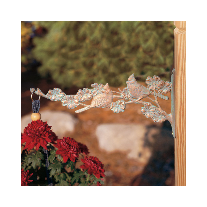 Cardinal Nature Bracket, French Bronze