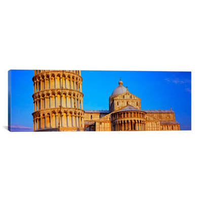 «Tour penchée de Pise, Piazza Dei Miracoli, Pise, Toscane, Italie», reproduction de photo sur toile tendue