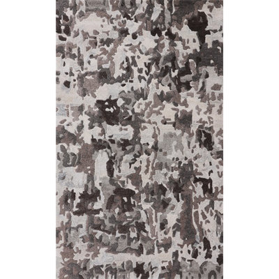 Hand Woven Wool Abstract Area Rug