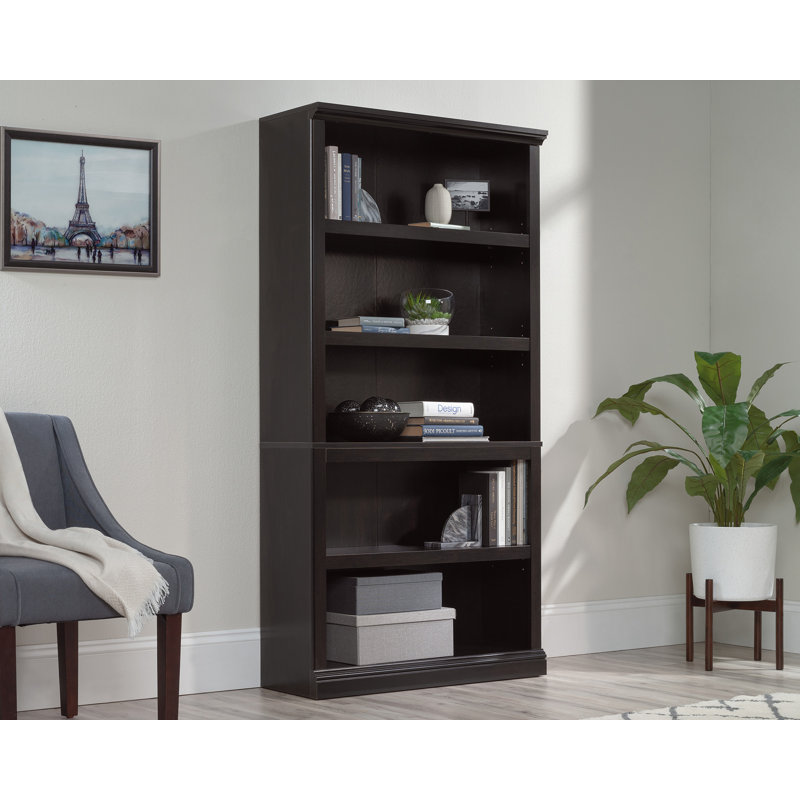 Brunoy 5 Shelf Bookcase Mo 3A, Estate Black