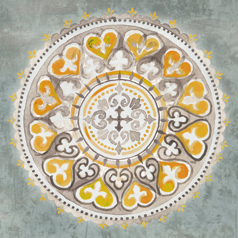 Mandala Delight III by Danhui Nai - Wrapped Canvas Painting, 76cm H x 76cm W