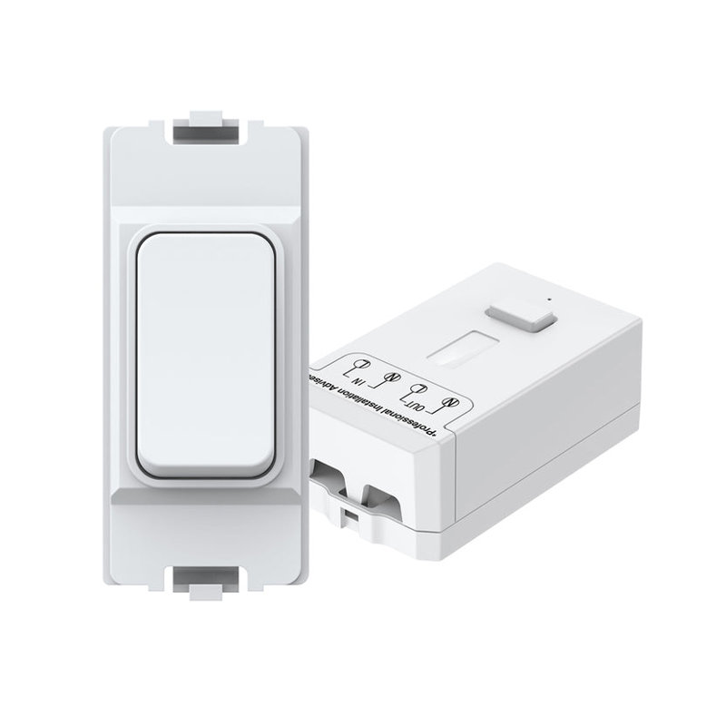 Ener - J Wireless Kinetic Grid Switch with 500W Receiver White 240V