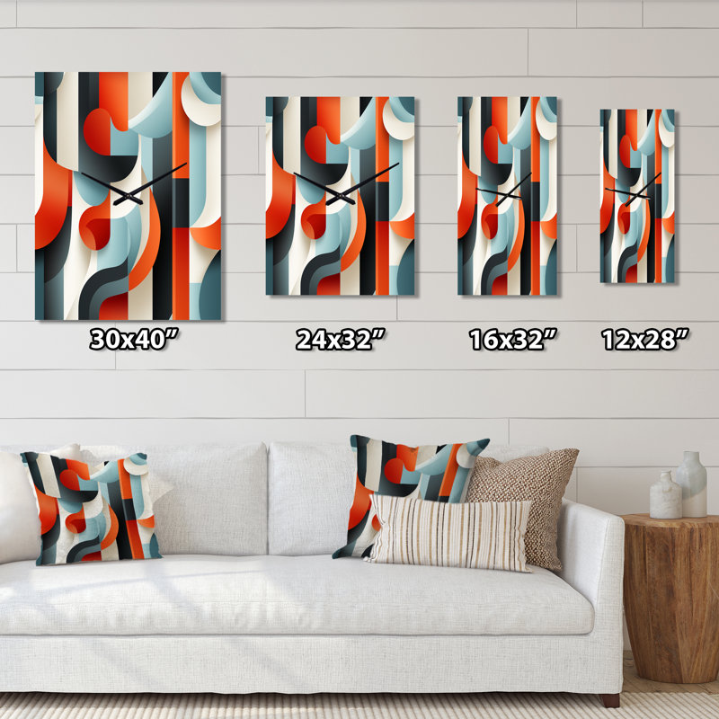 Jamielynn - Horloge murale moderne, Moyen