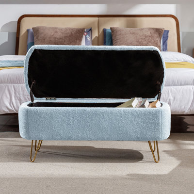 Banc de rangement avec repose-pieds Toleen 