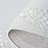 Mysha Hand Tufted Wool/Viscose/Cotton Solid Color Rug in Light Gray-186638763