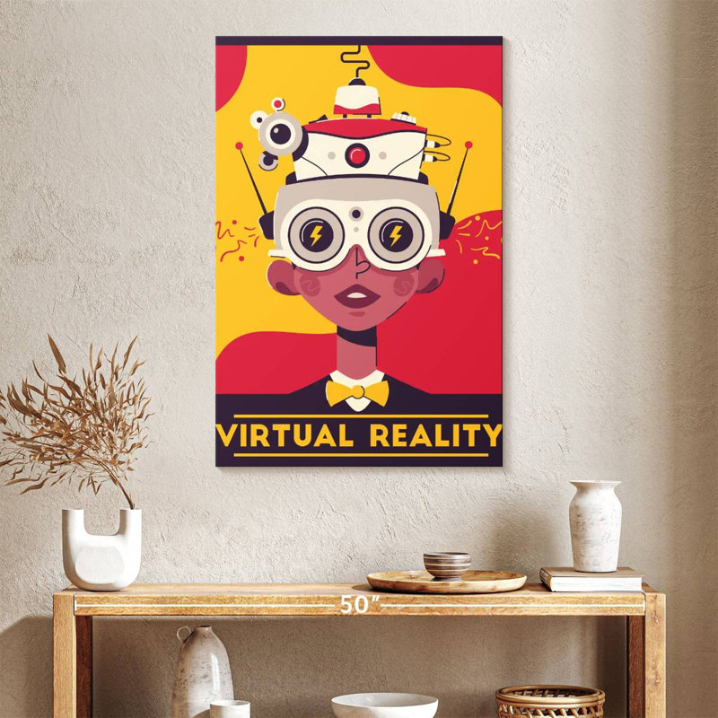 Virtual Reality Poster, 39" H x 26" W