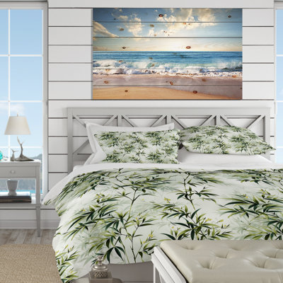 Ensemble de housse de couette à motif tropical en bambou zen