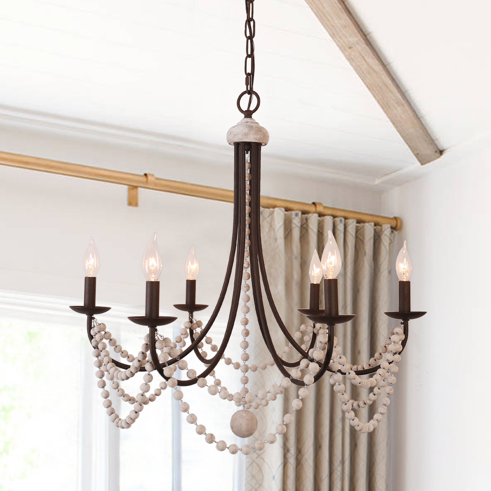 Bungalow Rose 6 - Light Dimmable Classic / Traditional Chandelier ...