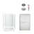 Satin Nickel/White is out of stock
