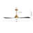 56 In. 4 Solid Wood Blades Indoor Ceiling Fan With Light Kit And Remote Control-1035284748-1035284745