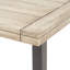 Table de jardin avec dessus en bois d'acacia et structure en métal