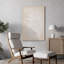 Œuvre d'art minimaliste minimaliste beige, géométrique neutre moderne, chambre à coucher ou étude murale, impression sur toile encadrée-115240441-115240438-115240439