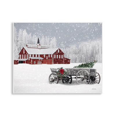 «Winter Wagon Scene» par Lori Deiter