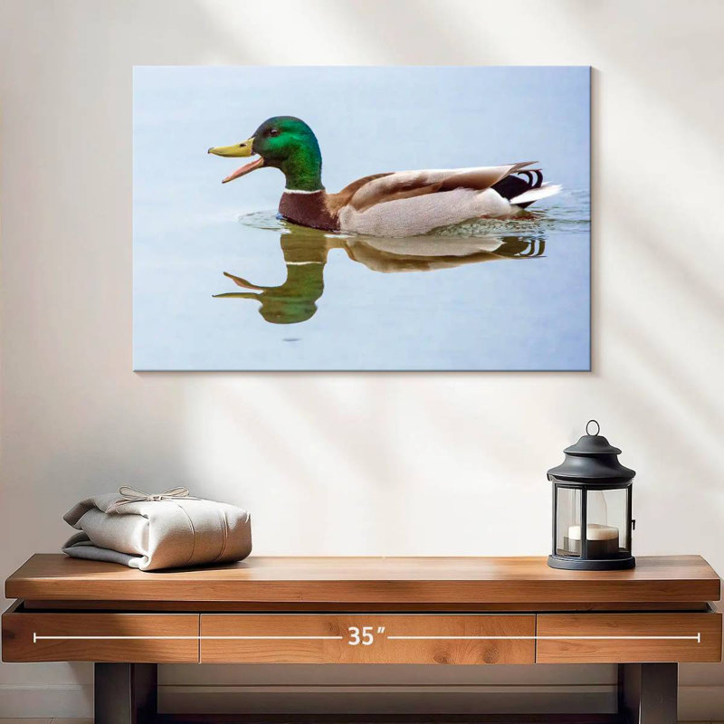 Brampt Floating Mallard Duck, 16" H x 24" W