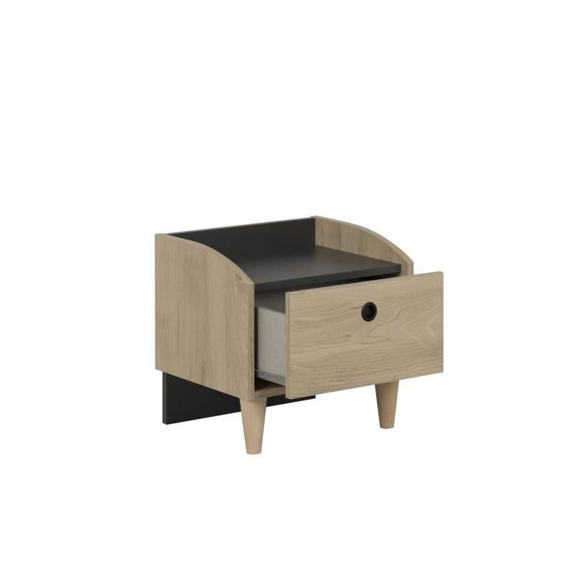 Watlington 43cm W Manufactured Wood Bedside Table
