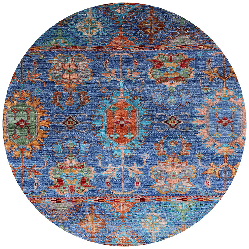 Tapis bleu, Rond 8 pi
