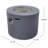 Caelan Round Concrete Propane Smokeless Fire Pit Table with Hidden Fuel Tank-1646515832