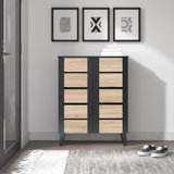 8 Pair Shoe Storage Cabinet
