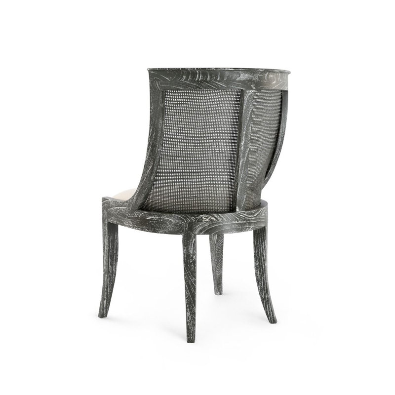 Monaco Upholstered Dining Chair, Gray