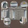 Frameless LED Medicine Cabinet with Magnifying Mirror and 6 Adjustable Shelves, Available in 32" H x 40" W and 32" H x 48" W Sizes