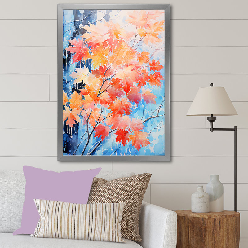 " Maples Whisper ", 44" H x 34" W x 1.5" D, Silver Picture Frame