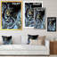 «Colorful Colorful Mixed Abstract Fluide», art mural moderne sur toile-2001553016-2001553017