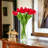 Natural Fibres Tulip Arrangement in Vase-856996946