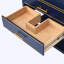 Ensemble de meuble-lavabo moderne avec rangement ouvert, deux tiroirs-1991097265