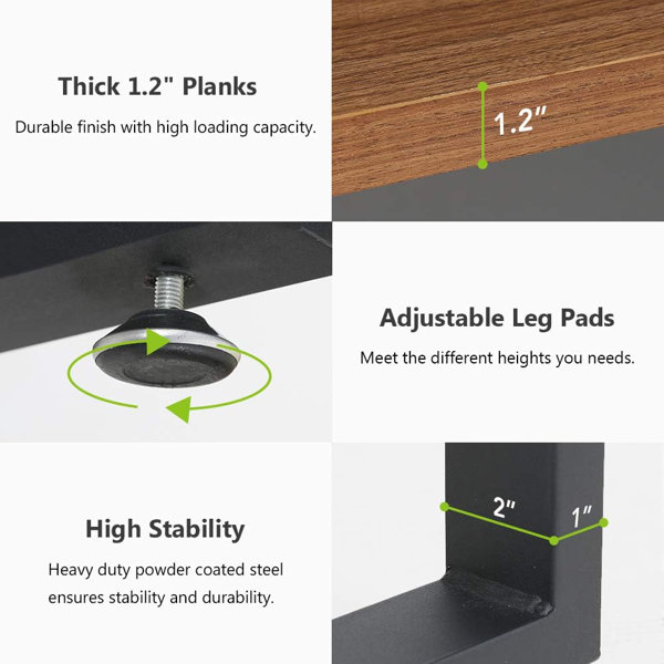 Ebern Designs Anne-Ly Reversible L-Shape Desk & Reviews | Wayfair