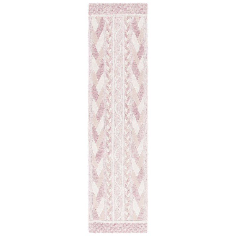 Aashdon Hand Tufted Wool And Cotton With Latex Rug, Runner 2'3" x 9'