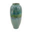 D7x15,9 "Vase en céramique décoratif avec glacis réactif bleu et vert